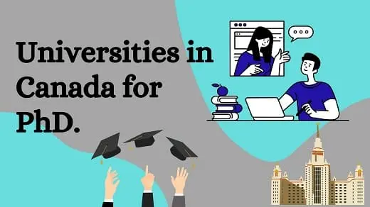 Universities in Canada for PhD